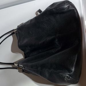 Coach double zipper purse